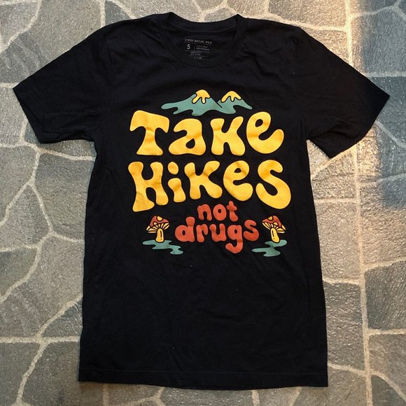 Keep Nature Wild Tops - NWOT Retro Mushroom Hiking TShirt Keep Nature Wild